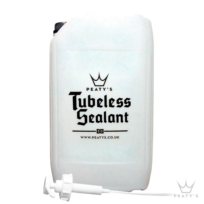 Peatys Tubeless Sealant 25L Tub with Pump 